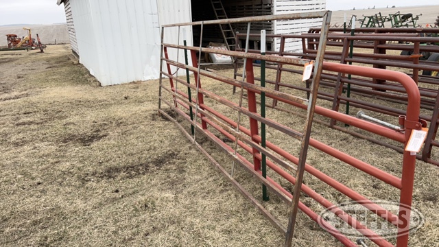 13’ Steel Square Tubing Corral Gate